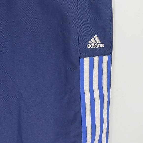 Vintage ('01) ADIDAS Light Windbreaker Track Pants Wide Leg Y2k 2000s - Picture 2 of 11